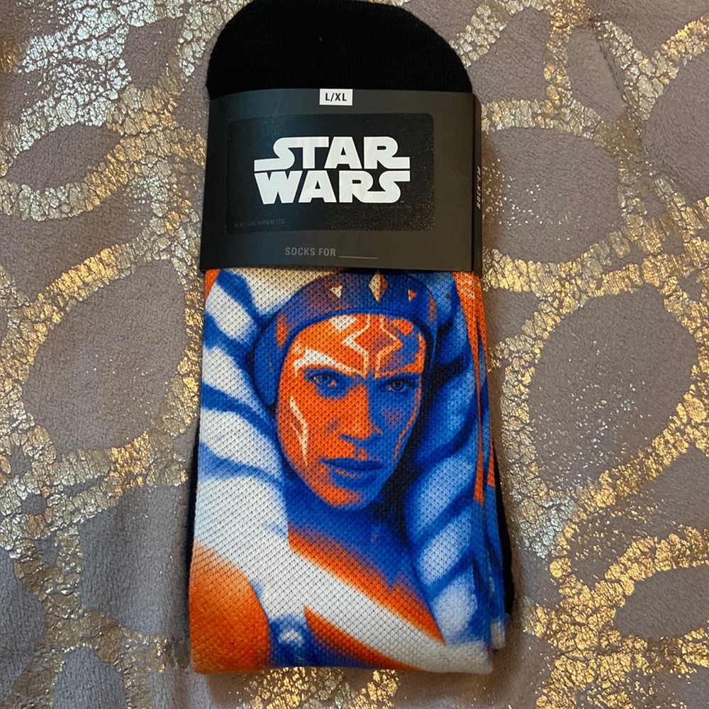 Ahsoka Tano Star Wars Socks L/XL